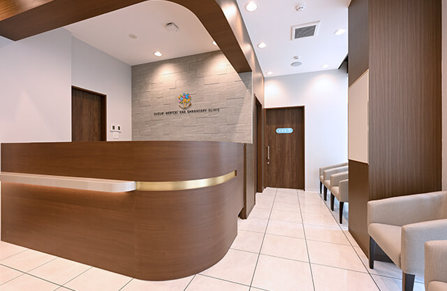 すずき内科・内視鏡クリニックの受付